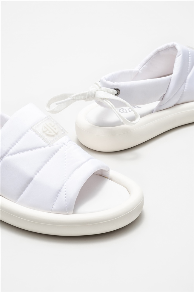 Beyaz Kadın Spor Sandalet
